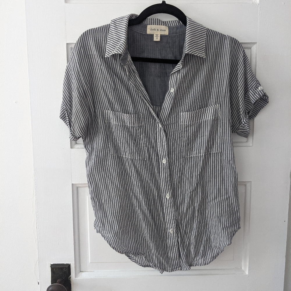 Anthropologie x Cloth & Stone striped button down